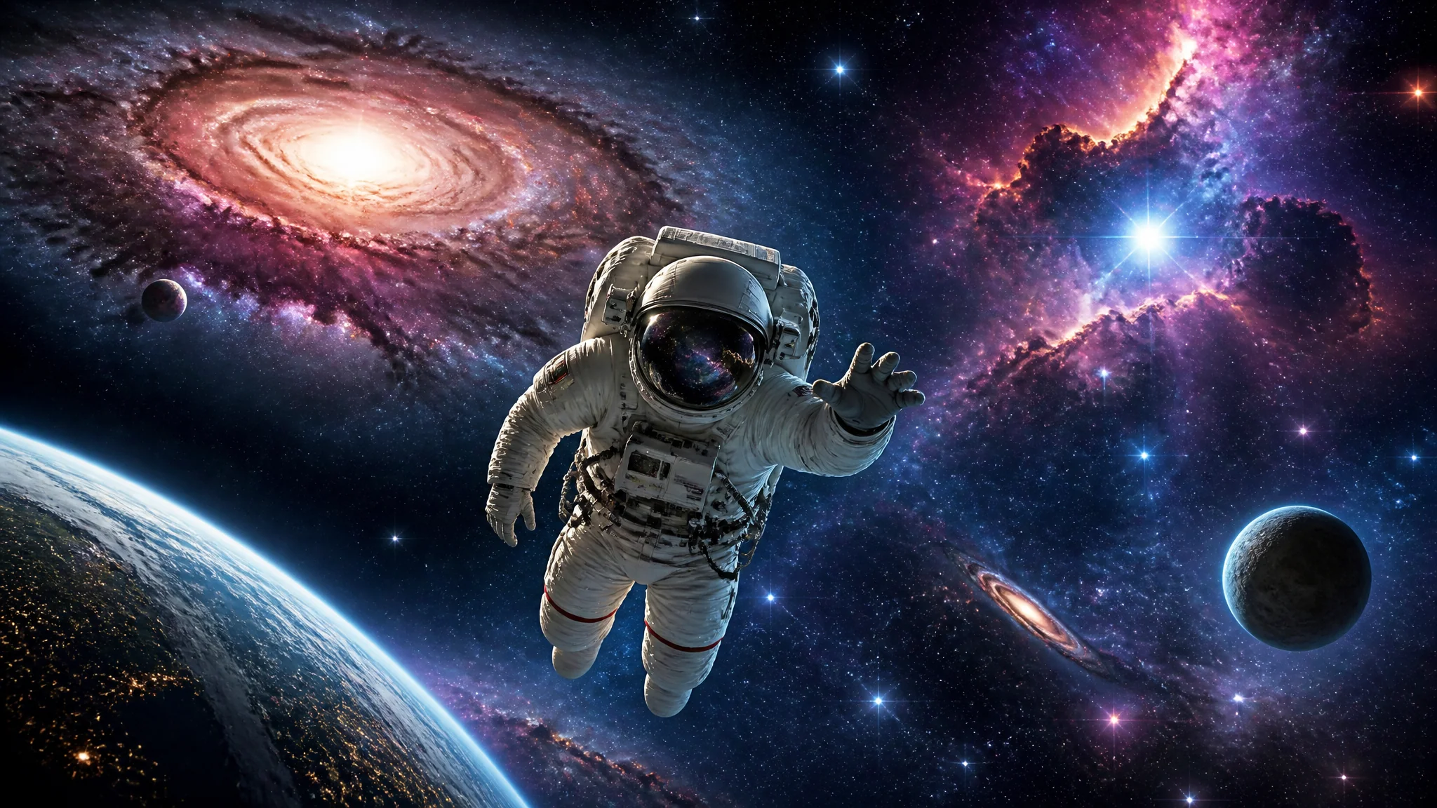 Prompt AI Space: 18 Template Bikin Wallpaper Luar Angkasa yang Bikin Melongo